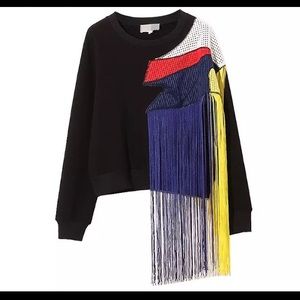 Fringe sweater